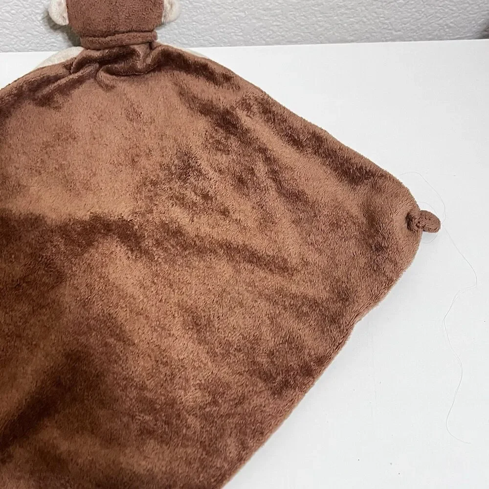 Angel Dear Brown Monkey Security Blanket Lovey Lovie Blankie Plush
